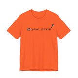 CORAL STOP RETRO LOGO T-SHIRT