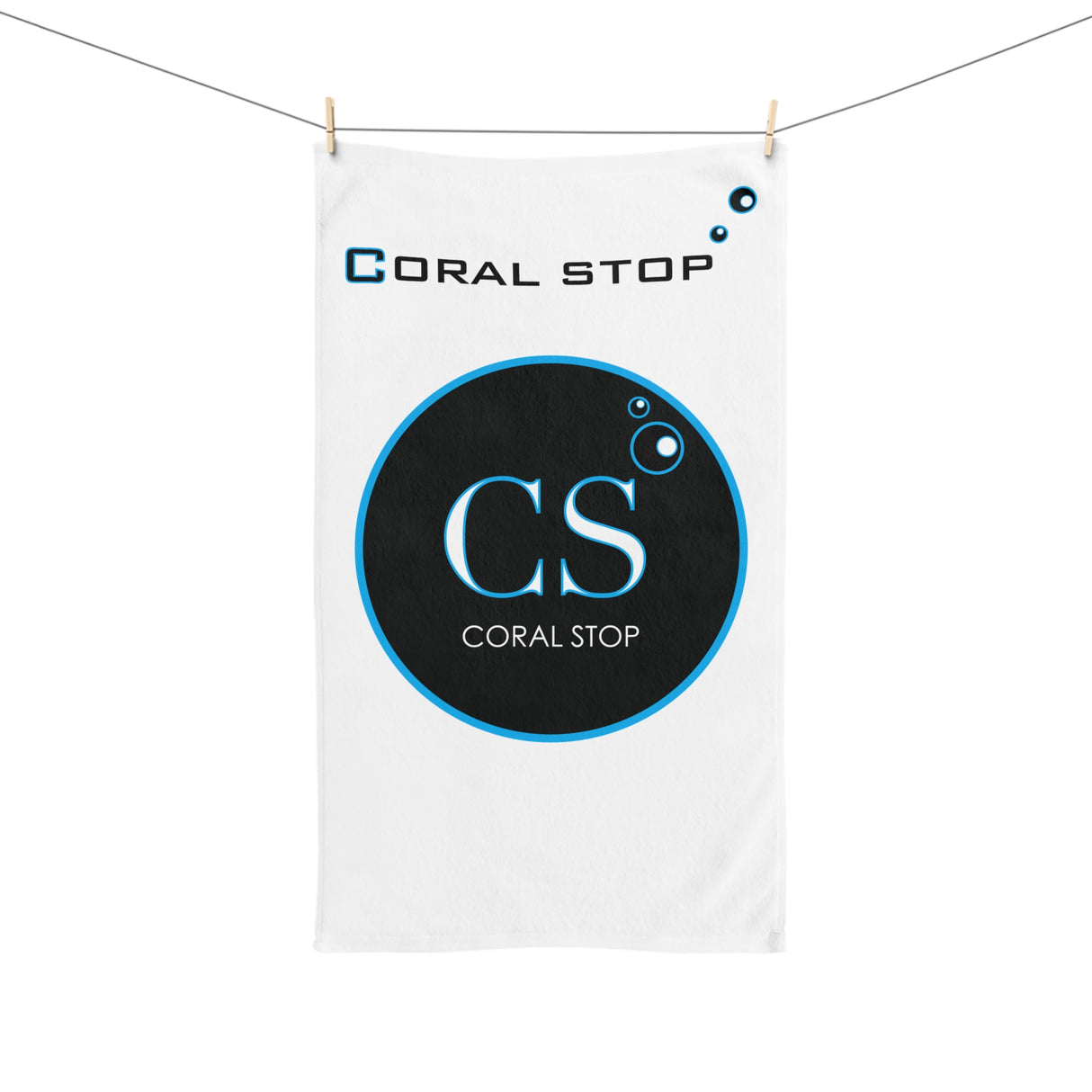 CORAL STOP LOGO AQUARIUM TOWEL