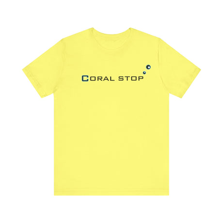 CORAL STOP RETRO LOGO T-SHIRT