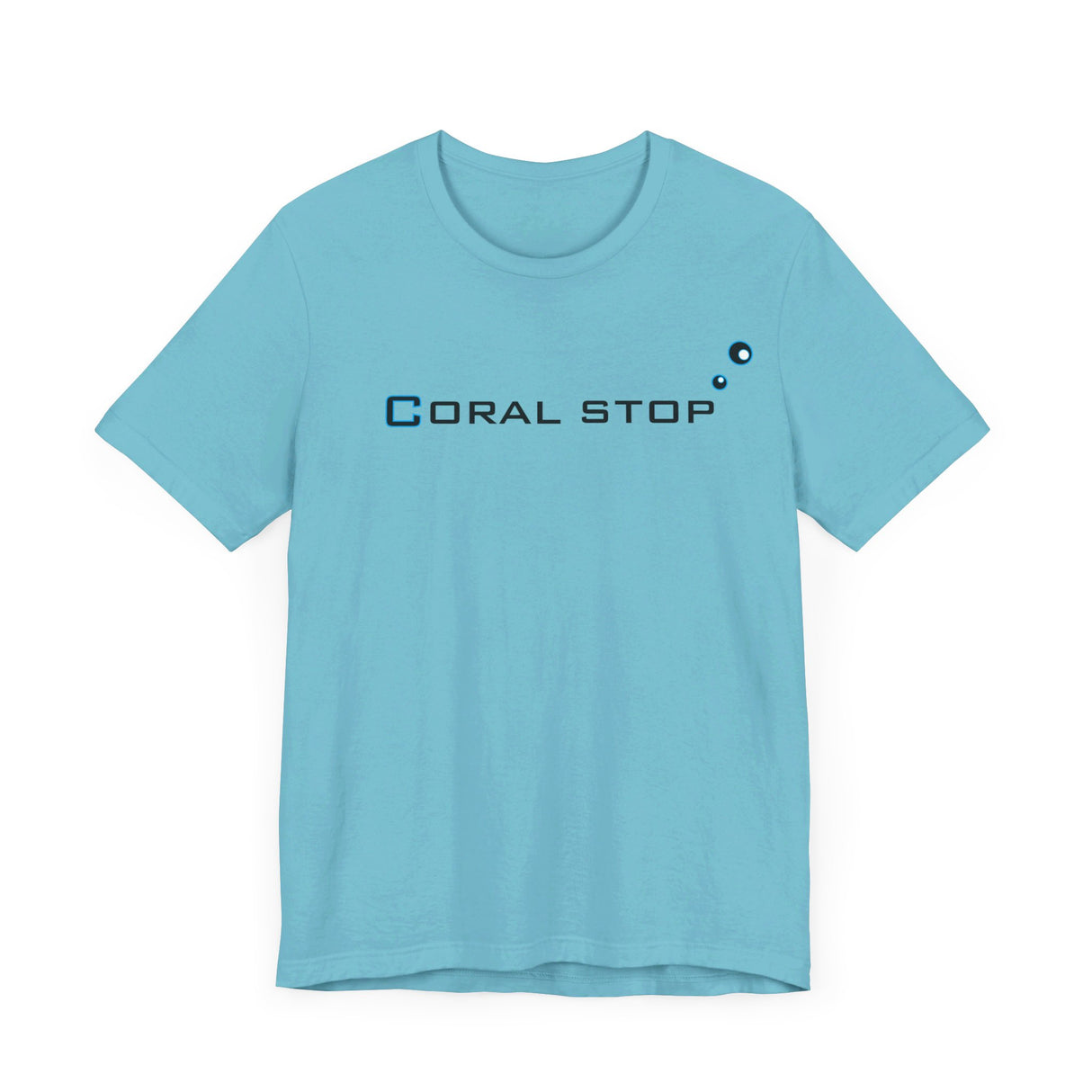 CORAL STOP RETRO LOGO T-SHIRT