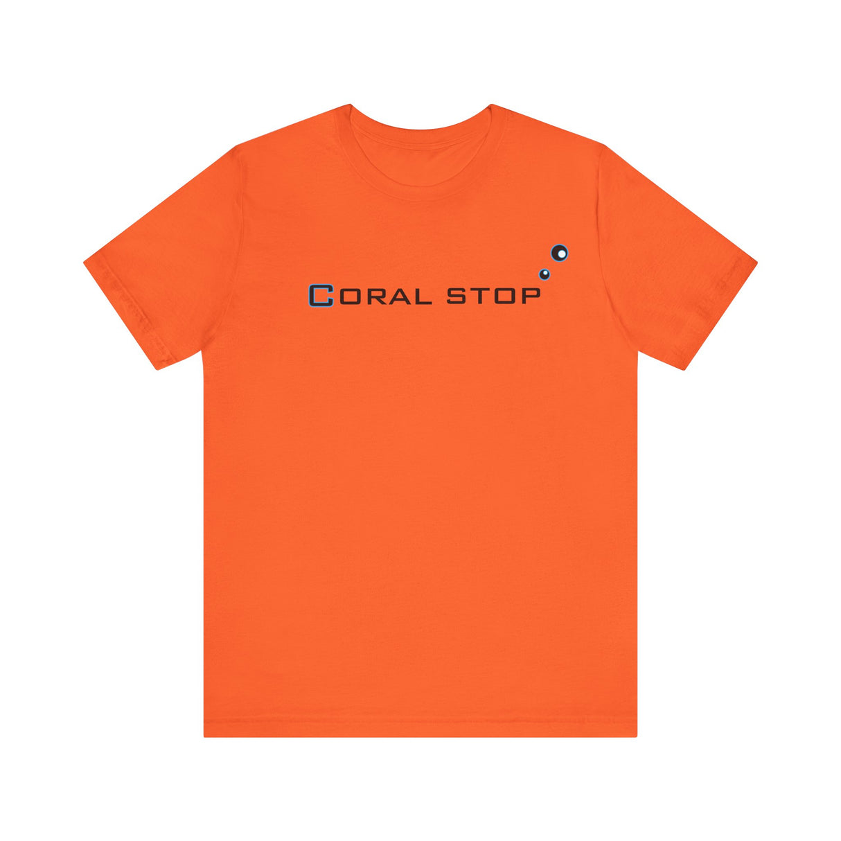 CORAL STOP RETRO LOGO T-SHIRT