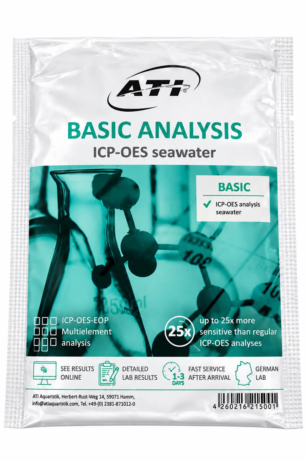 ATI ICP-OES Basic Lab Water Analysis - With Return Shipping
