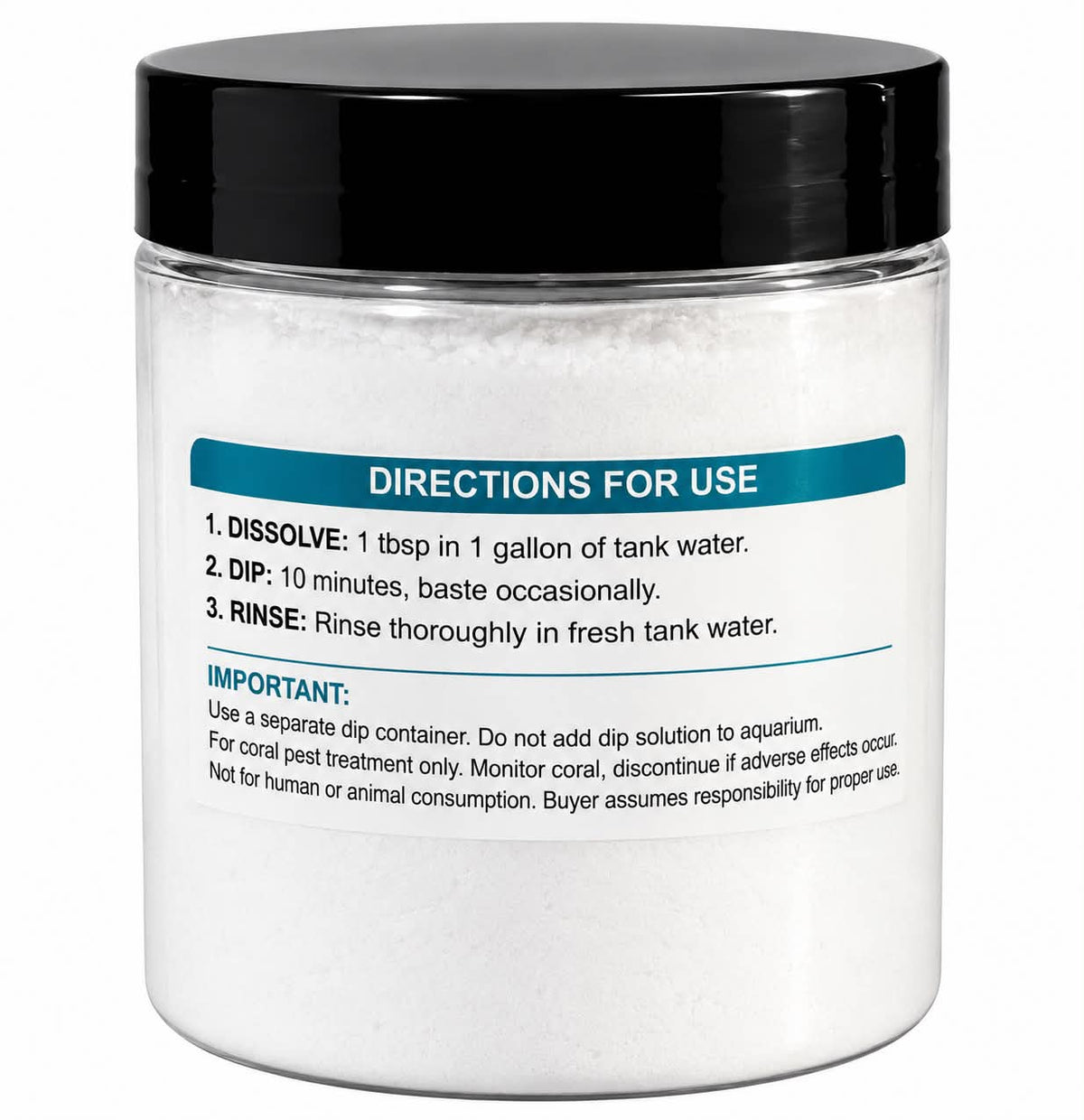 Potassium Chloride Coral Dip Powder – 280g (USP Grade)